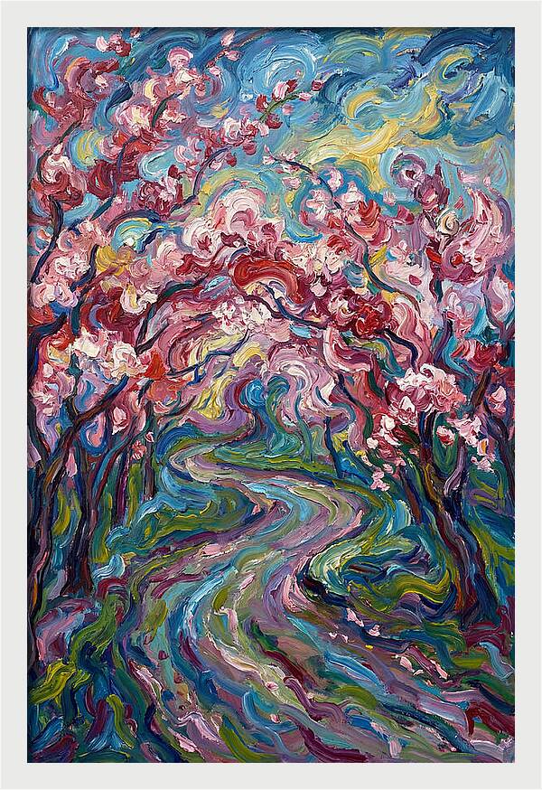 Blossoms Along The Path 1699