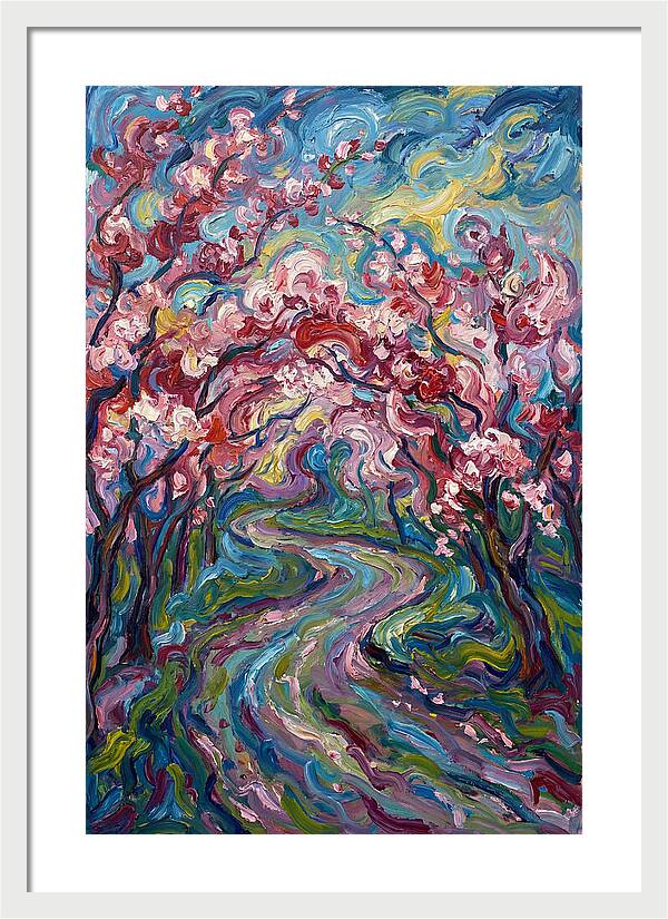 Blossoms Along The Path 1699