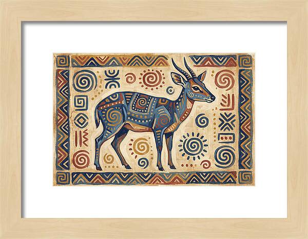 Blue Duiker Folk Art