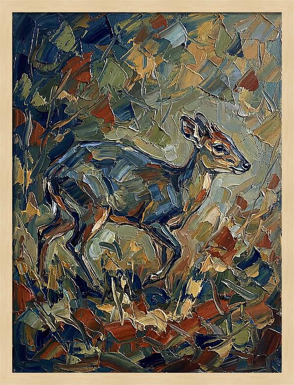 Blue Duiker In Nature