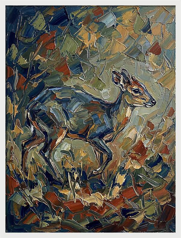 Blue Duiker In Nature