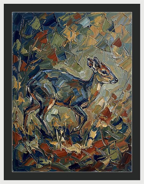 Blue Duiker In Nature