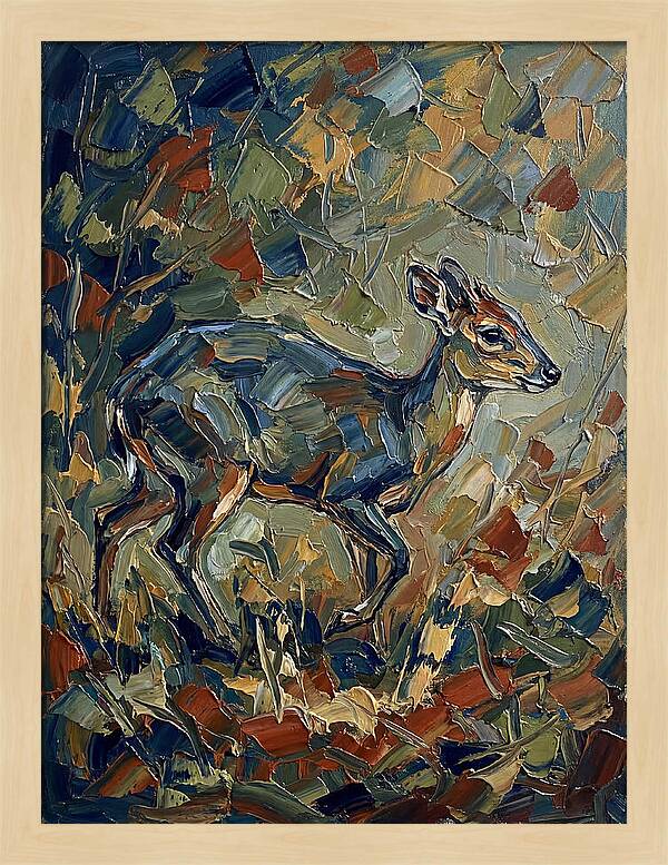 Blue Duiker In Nature