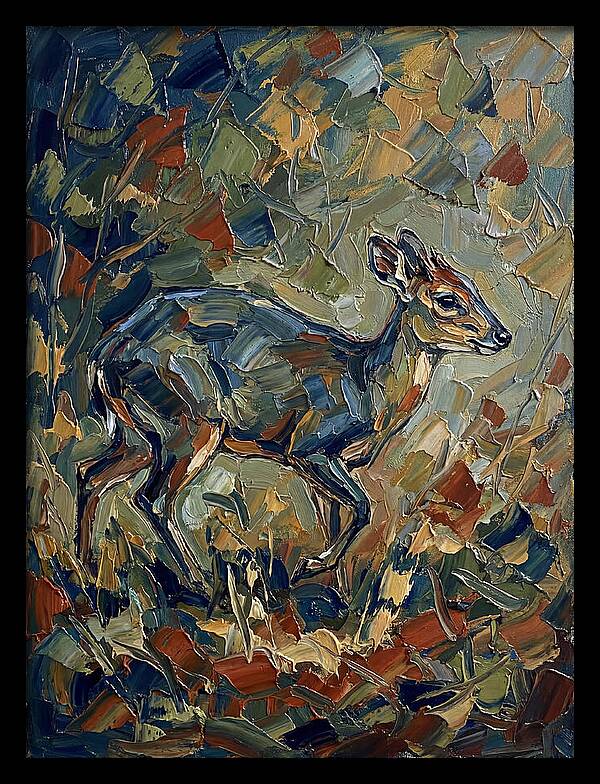 Blue Duiker In Nature