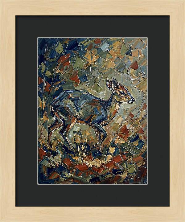 Blue Duiker In Nature