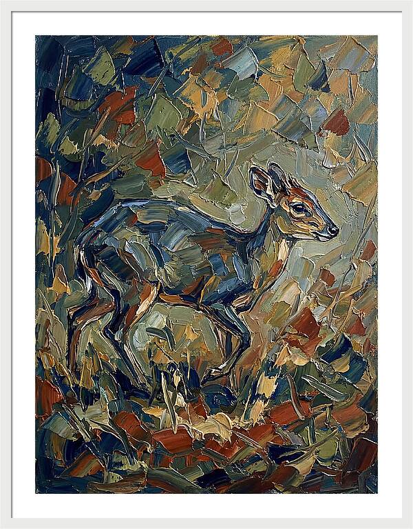 Blue Duiker In Nature