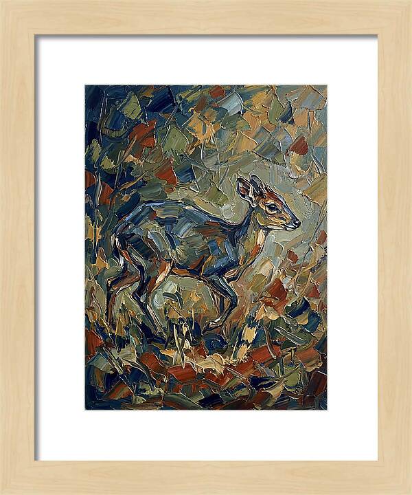 Blue Duiker In Nature
