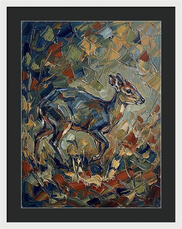Blue Duiker In Nature