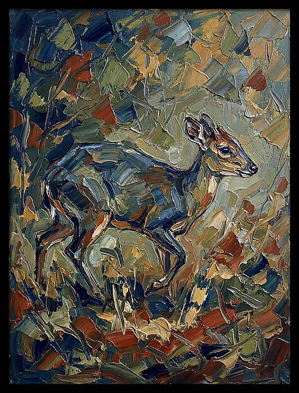 Blue Duiker In Nature