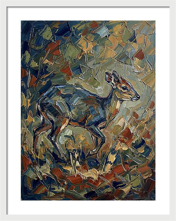Blue Duiker In Nature