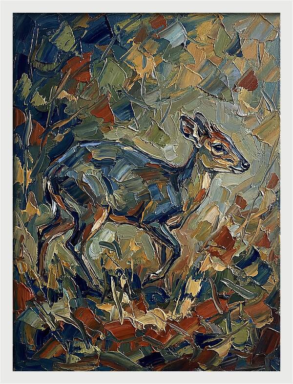 Blue Duiker In Nature
