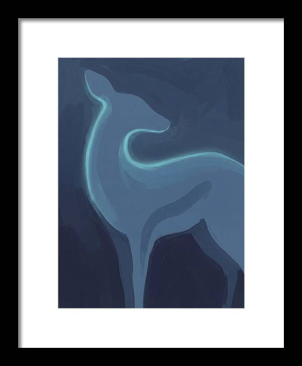 Blue Duiker Silhouette