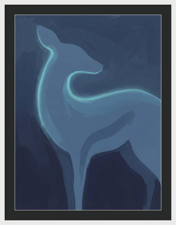 Blue Duiker Silhouette