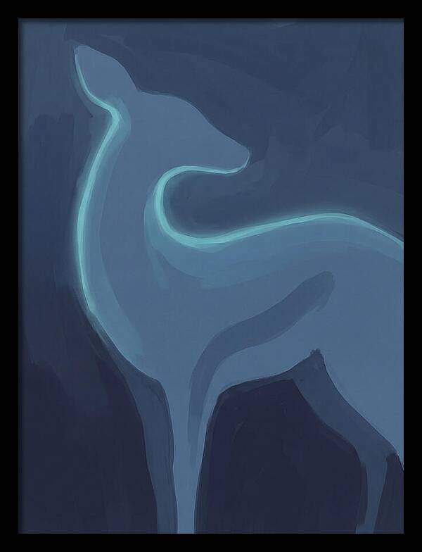 Blue Duiker Silhouette