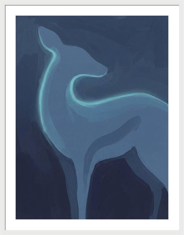 Blue Duiker Silhouette