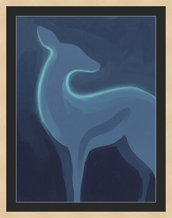 Blue Duiker Silhouette