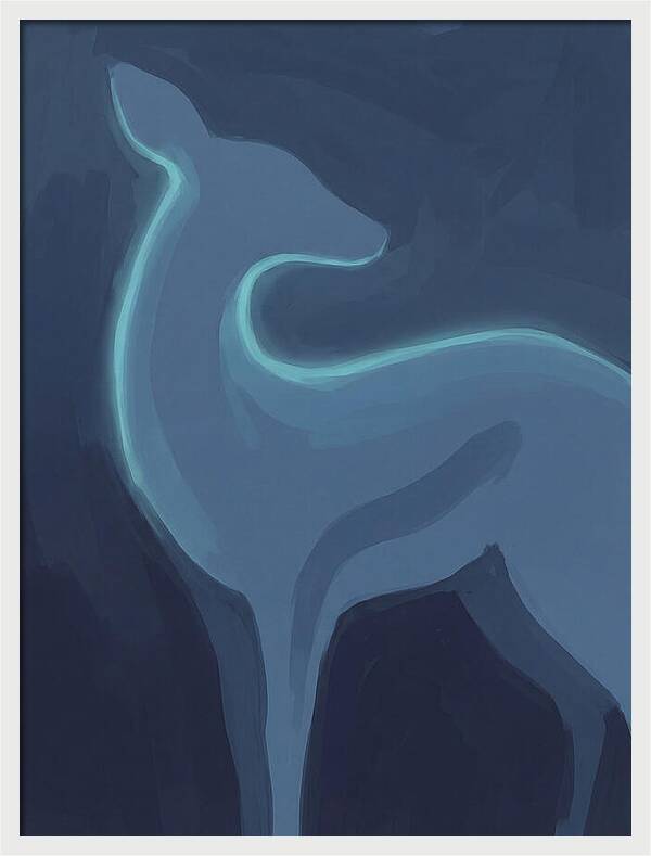Blue Duiker Silhouette