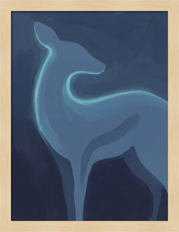 Blue Duiker Silhouette