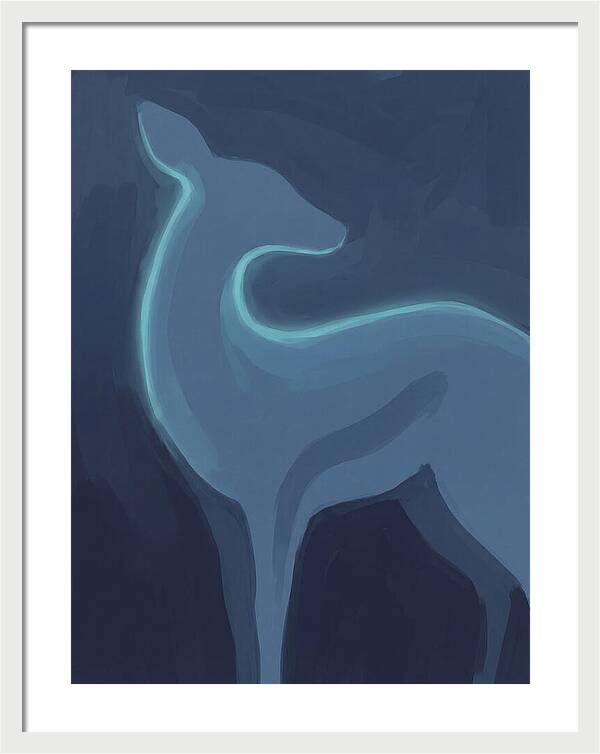 Blue Duiker Silhouette