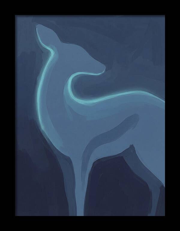 Blue Duiker Silhouette
