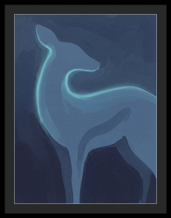 Blue Duiker Silhouette