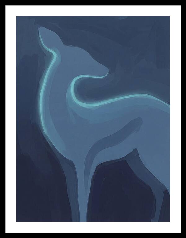 Blue Duiker Silhouette