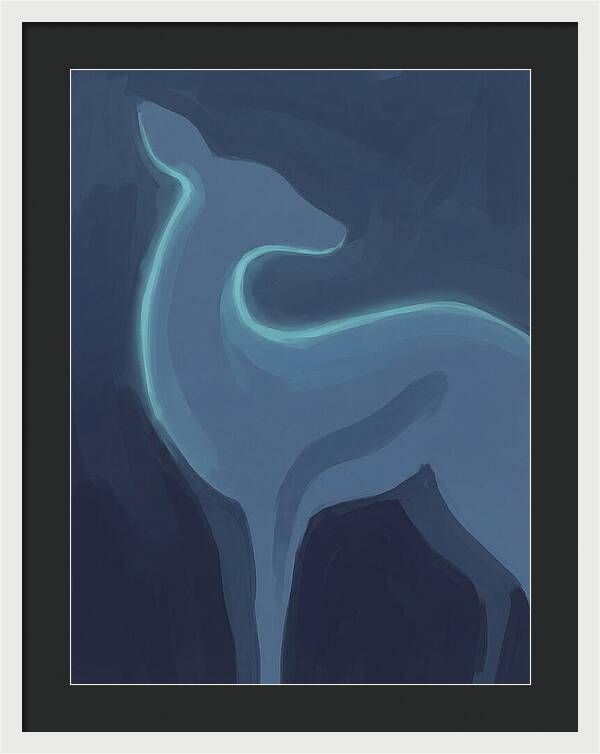 Blue Duiker Silhouette