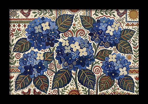 Blue Hydrangea Delight