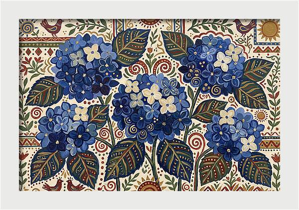 Blue Hydrangea Delight