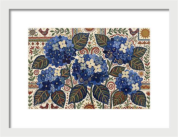 Blue Hydrangea Delight