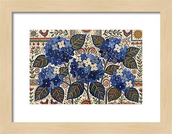 Blue Hydrangea Delight
