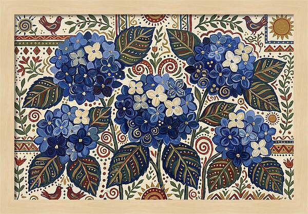 Blue Hydrangea Delight