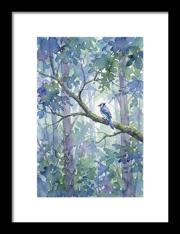 Blue Jay Among The Trees