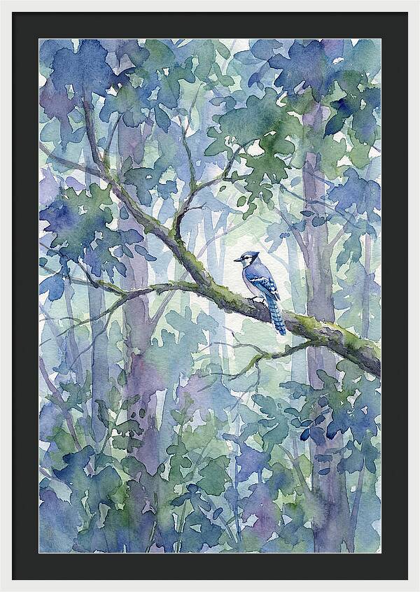 Blue Jay Among The Trees