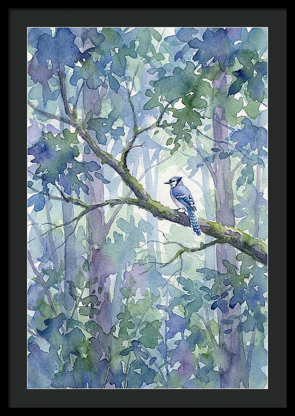 Blue Jay Among The Trees