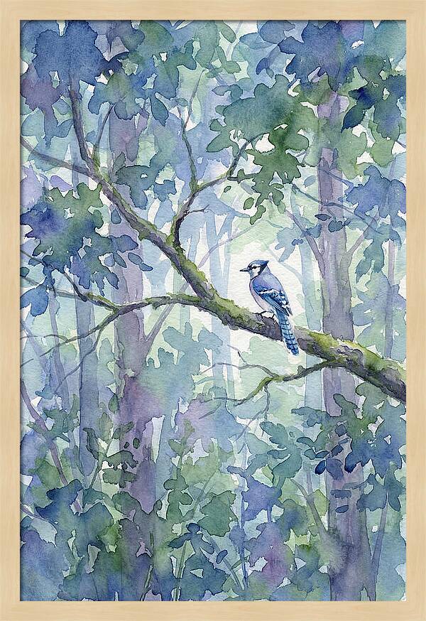 Blue Jay Among The Trees