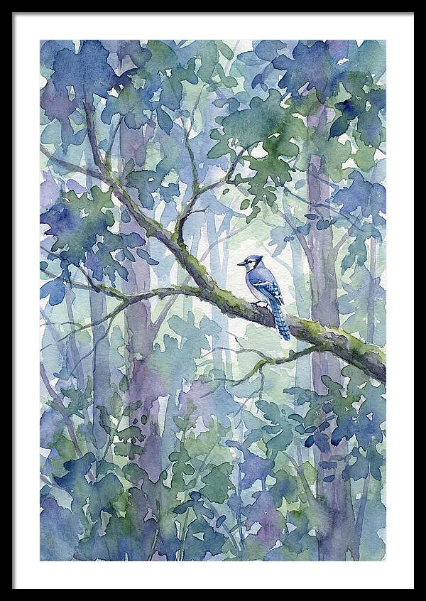 Blue Jay Among The Trees