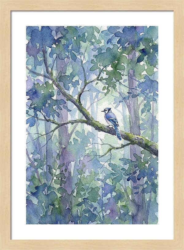 Blue Jay Among The Trees