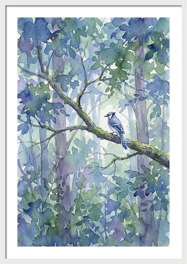 Blue Jay Among The Trees