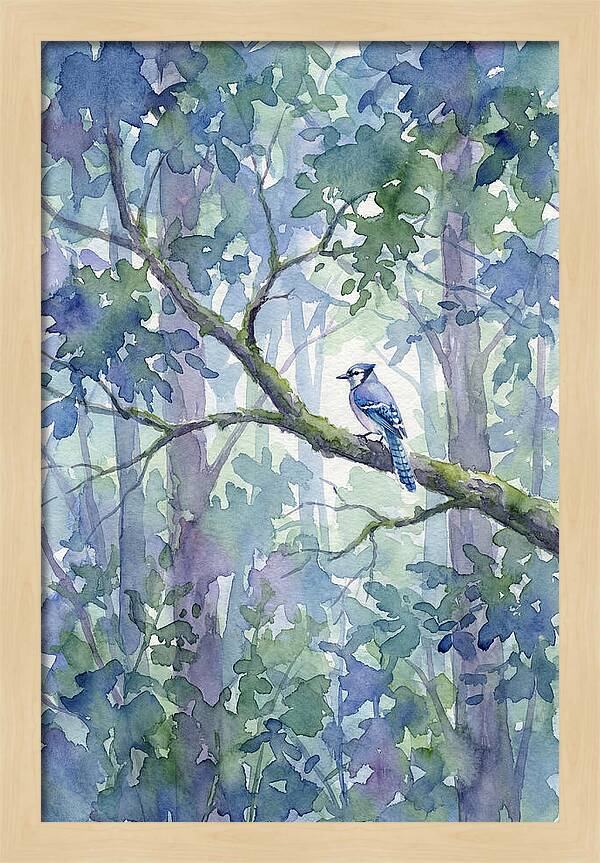 Blue Jay Among The Trees