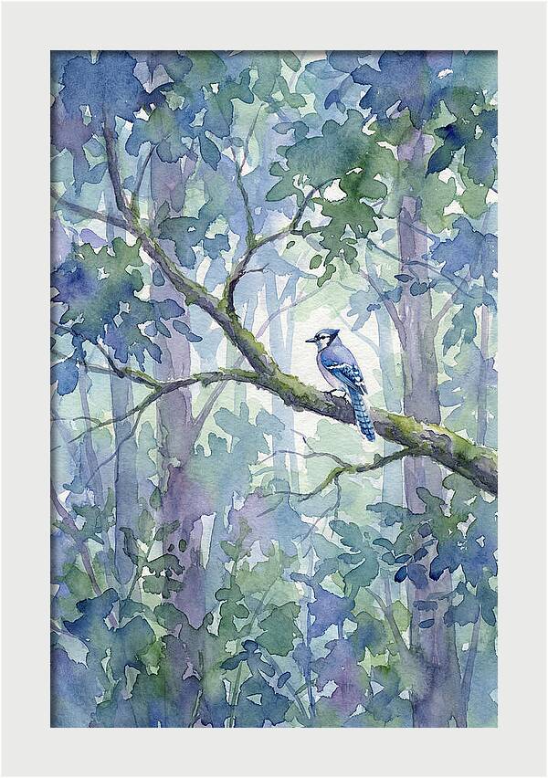 Blue Jay Among The Trees