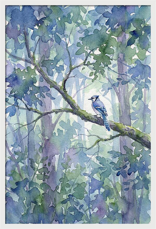 Blue Jay Among The Trees