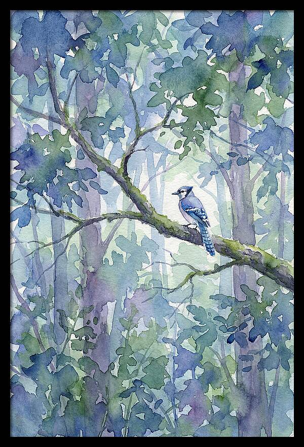 Blue Jay Among The Trees
