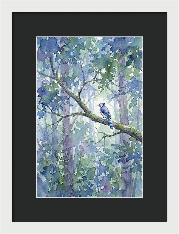 Blue Jay Among The Trees