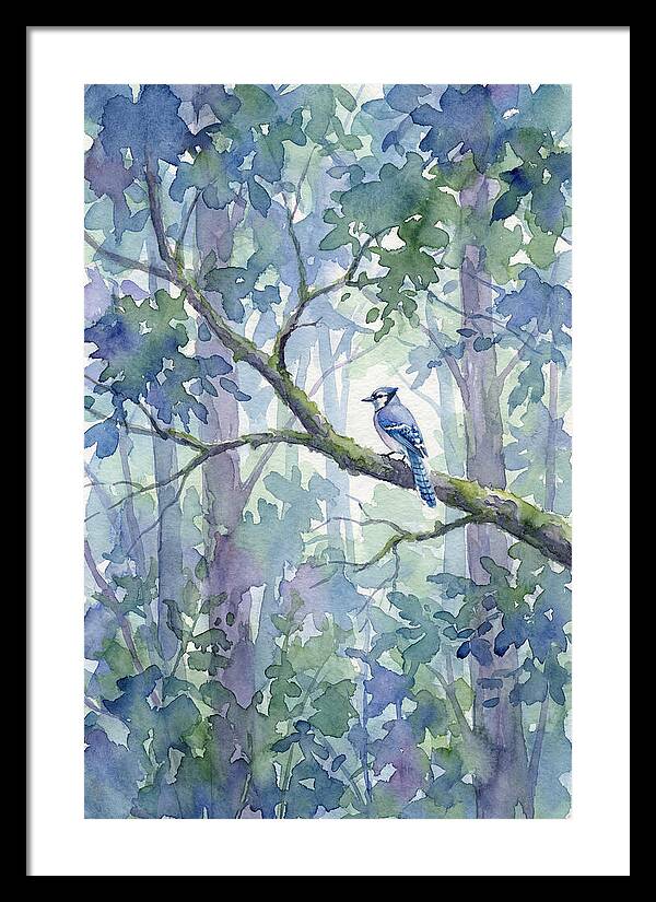 Blue Jay Among The Trees