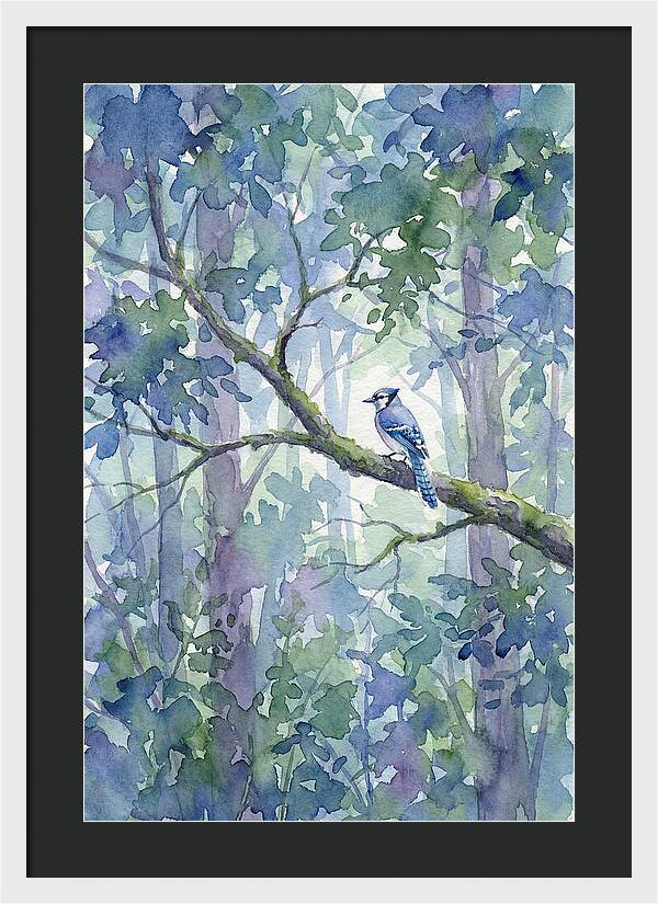 Blue Jay Among The Trees