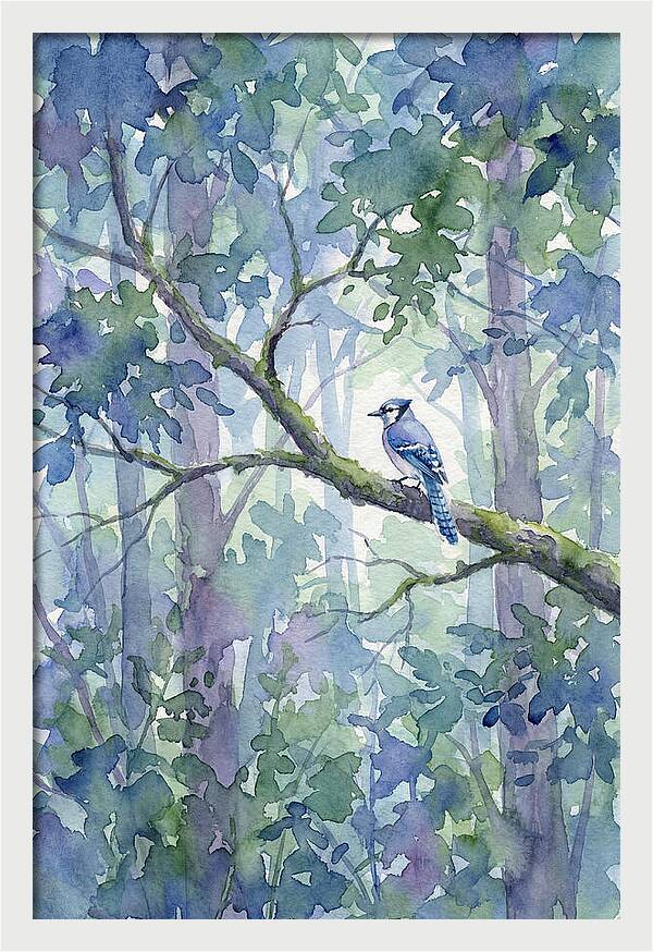 Blue Jay Among The Trees