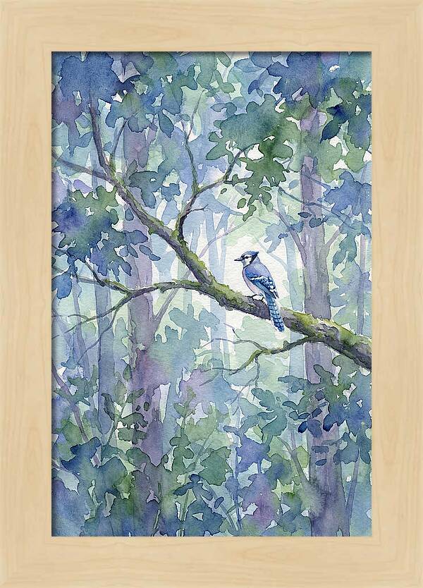 Blue Jay Among The Trees