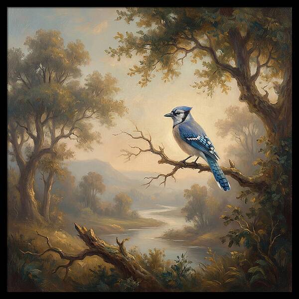 Blue Jay Perched