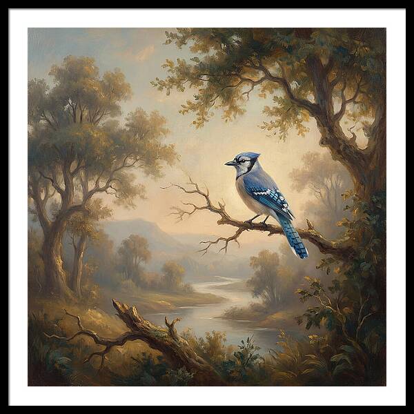 Blue Jay Perched